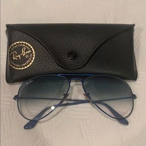 Blue Ray-Ban Aviators